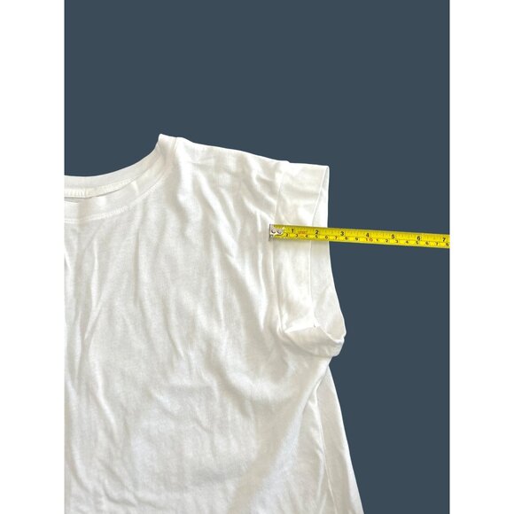 A new day White Womens Short Sleeve Cotton T-Shirt Size Small - Picture 6 of 8